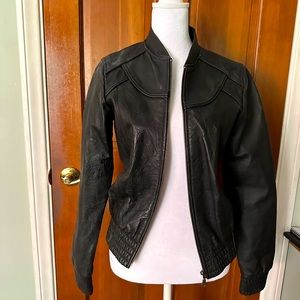 Women’s Sanctuary Black leather jacket XS